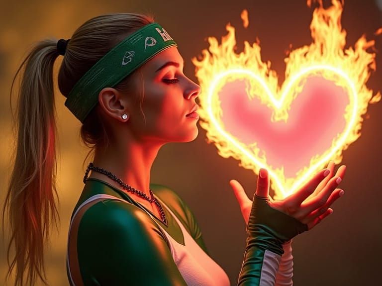 Jessica Alba as Mortal Kombat's Sonya Blade in Airy Kiss