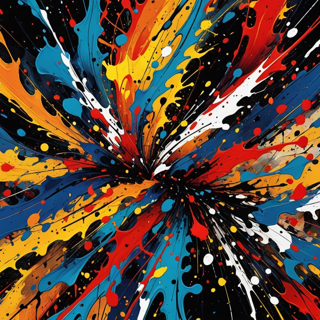 Vibrant Abstract Expressionism