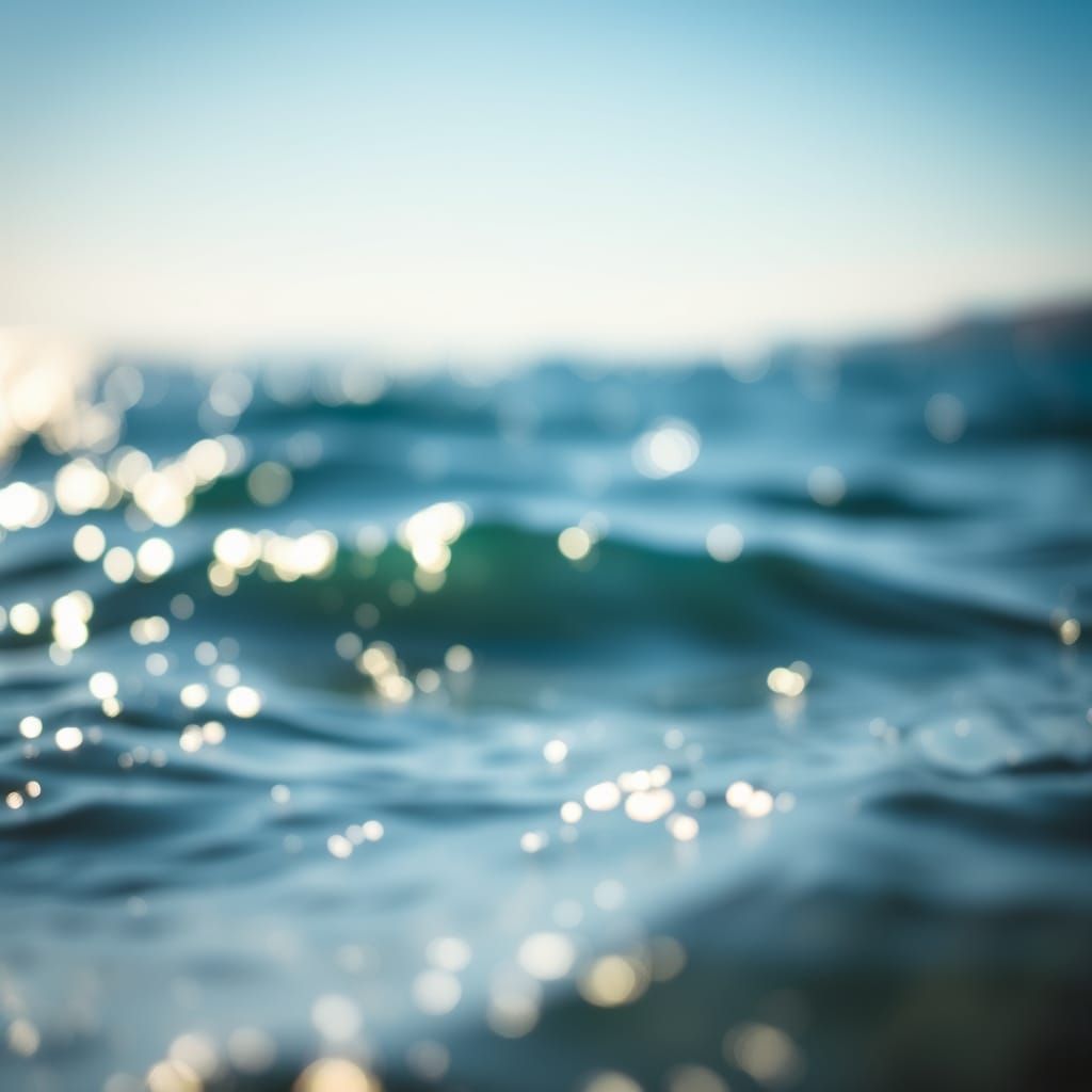 Serenity by the Sea in Professional Photography Style