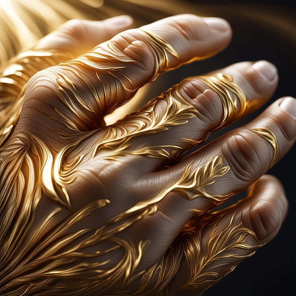 A Hand of Warmth: Macro Masterpiece of Gentle Textures
