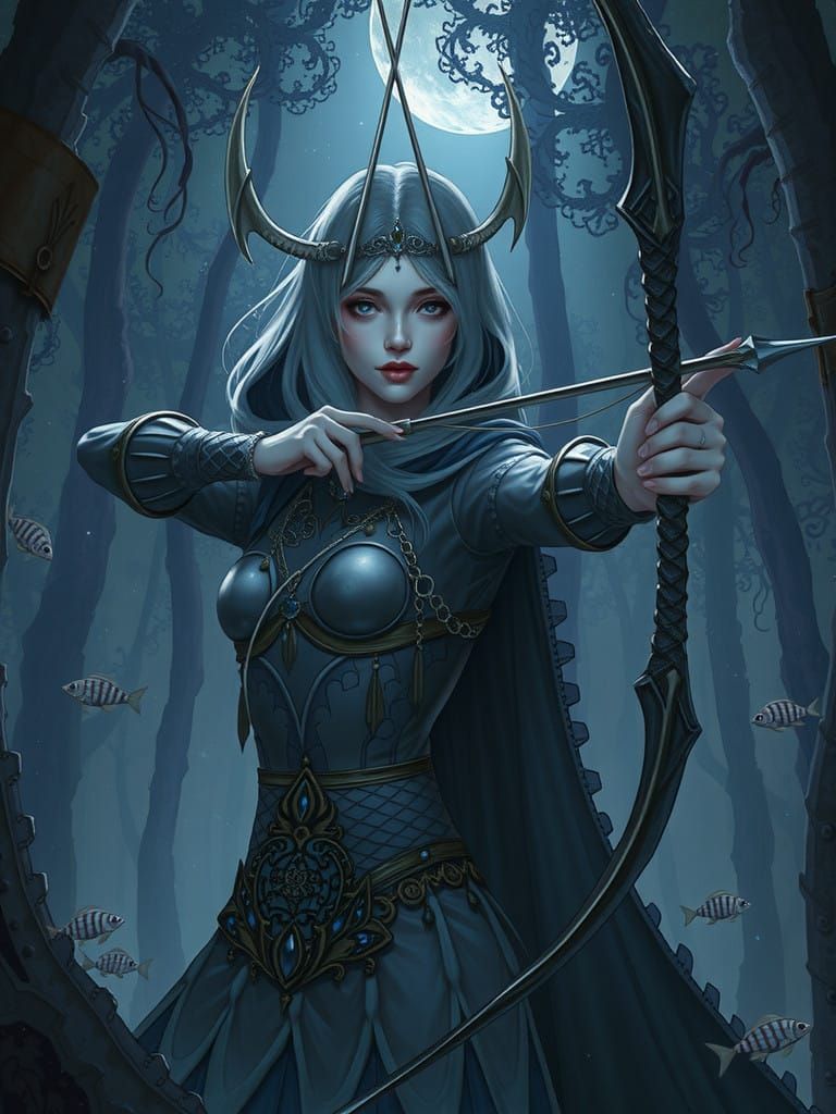 Mermaid Queens in Whimsical Fantasy Art