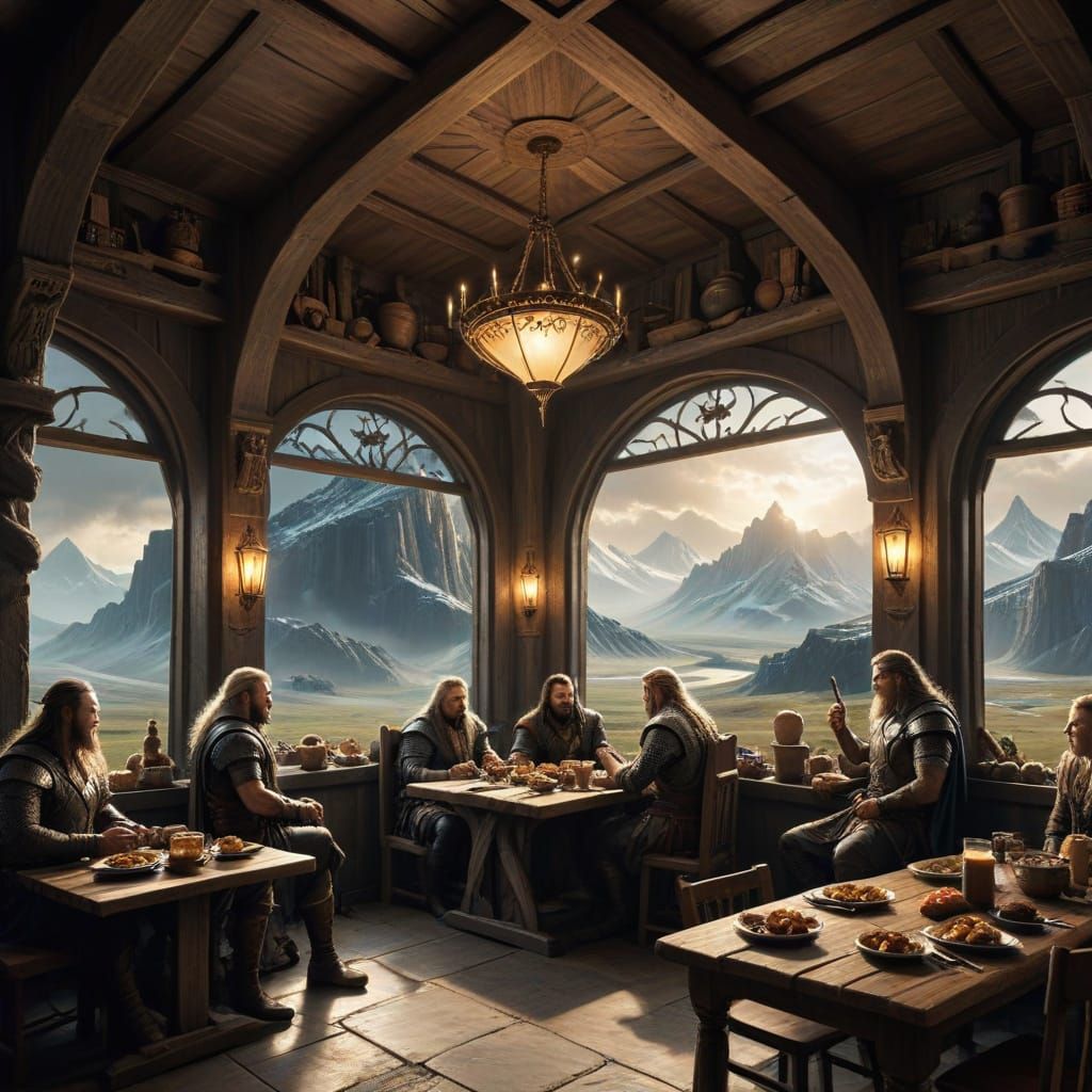 Stags of Yggdrasill in Asgard