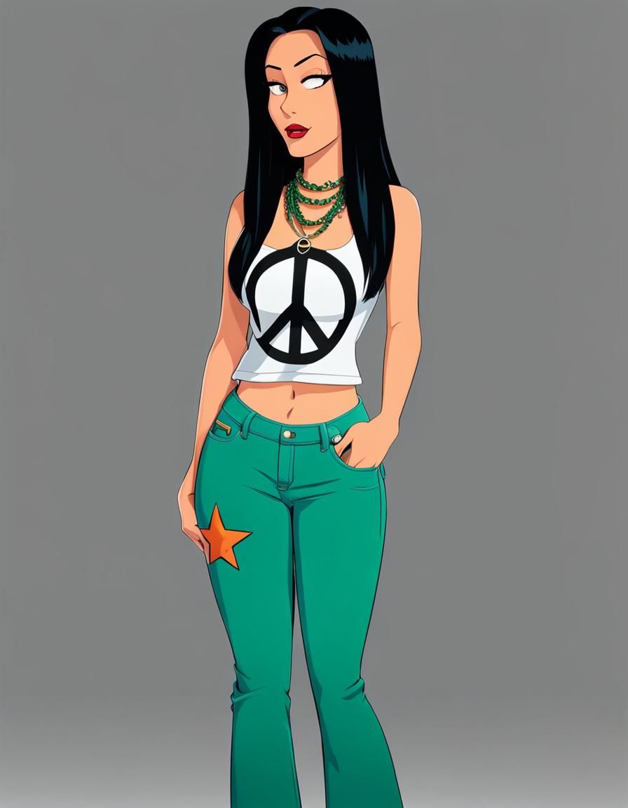 Hayley from American Dad in Realistic Style