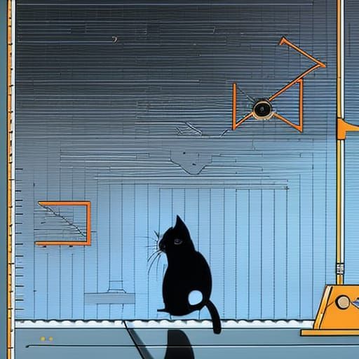 Cartoon Cat Does Mission Impossible