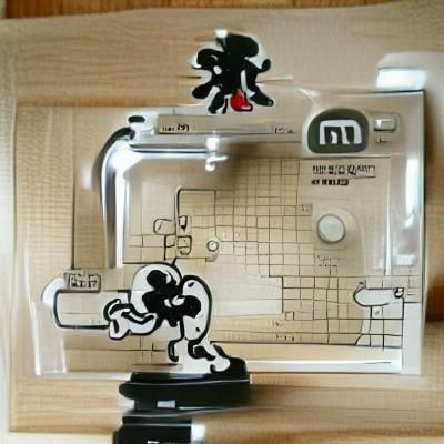 3D Render of Mr. Game & Watch