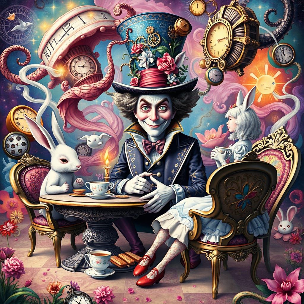 Whimsical Wonderland: A Dreamlike Mad Hatter's Tea Party