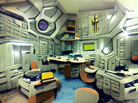 Futuristic Sci-Fi Laboratory Hallway