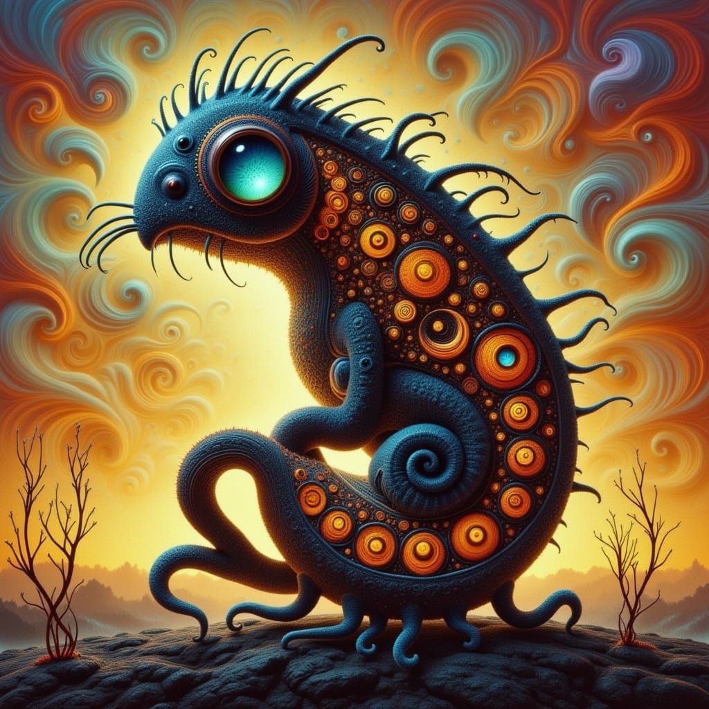 Gothic Cyberpunk Spiders Sing in Harmony