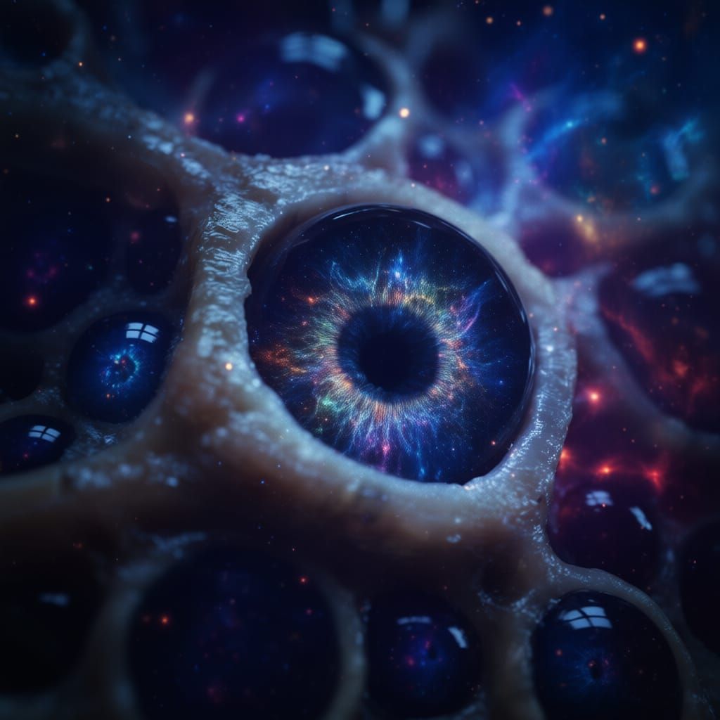 Yog Sothoth Embodies Universe in Hyperrealistic Masterpiece