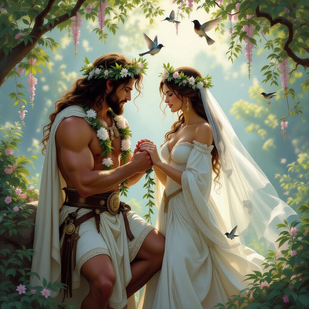 Centaurs' Mythical Wedding in Ancient Greece