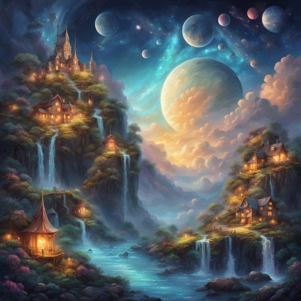 Dreamy Galaxy Descends Upon a World of Wonder