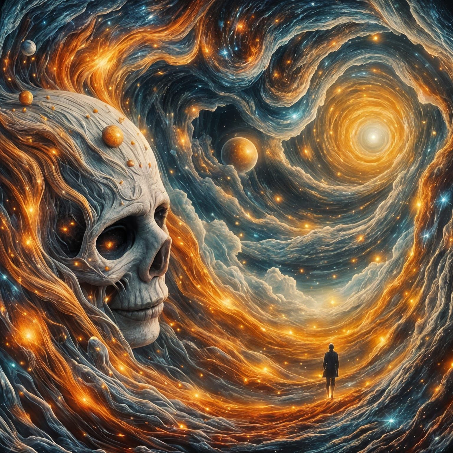 A Soulful Cosmos in the Face of Mortality