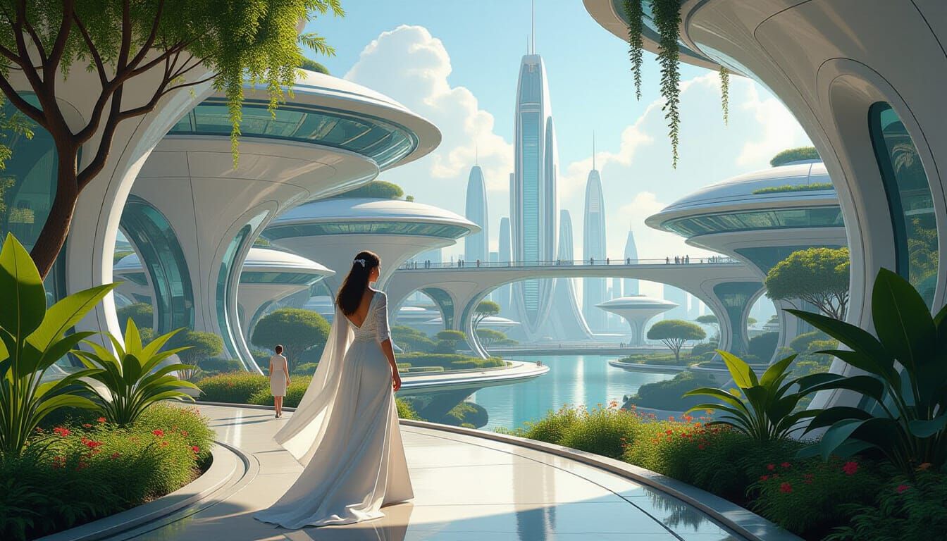 Utopian Frutiger Aerotropolis: AI-Free Future