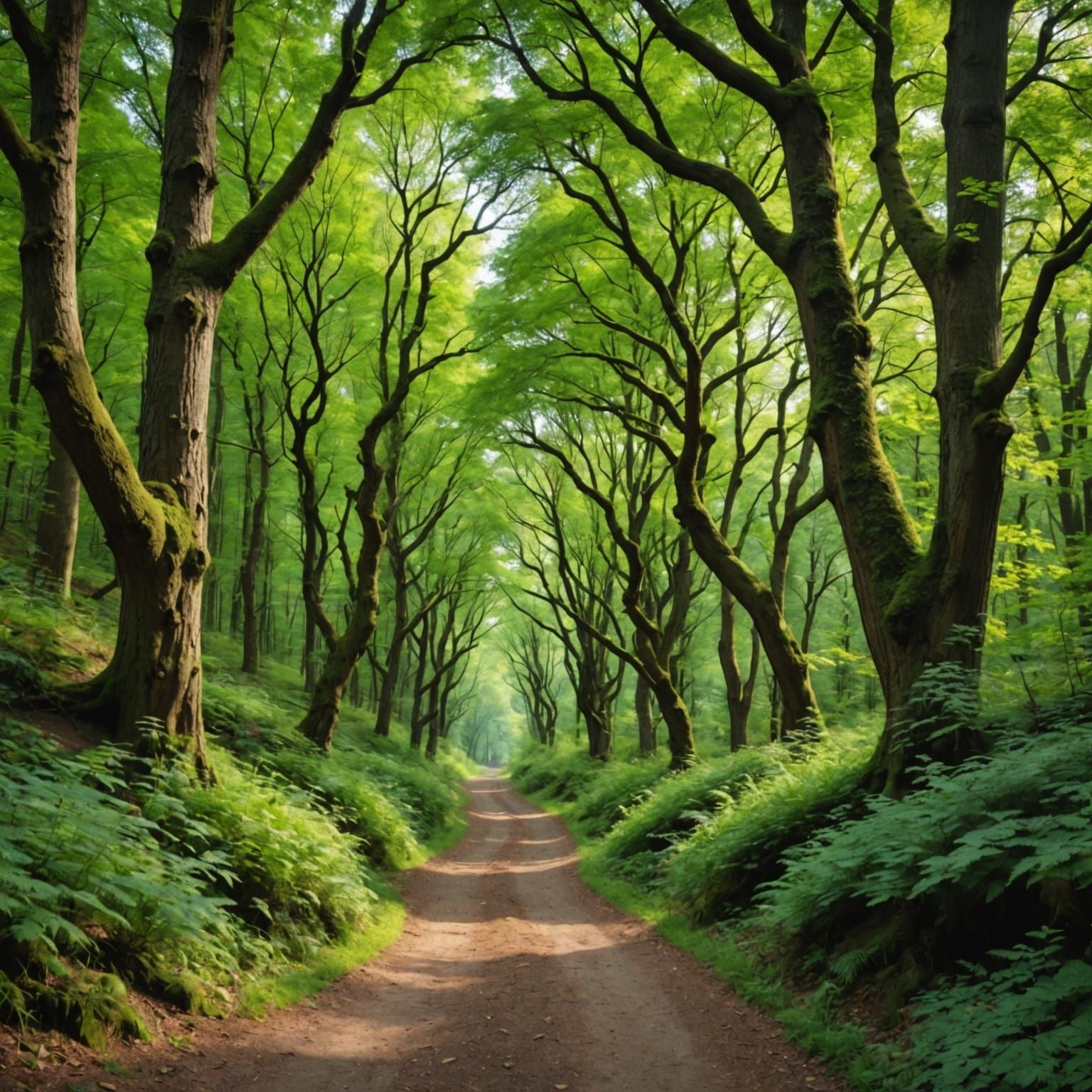 Ancient Forest Path Unveiled