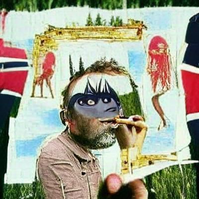 Gorillaz Band Image in Animated Impressionistic Style