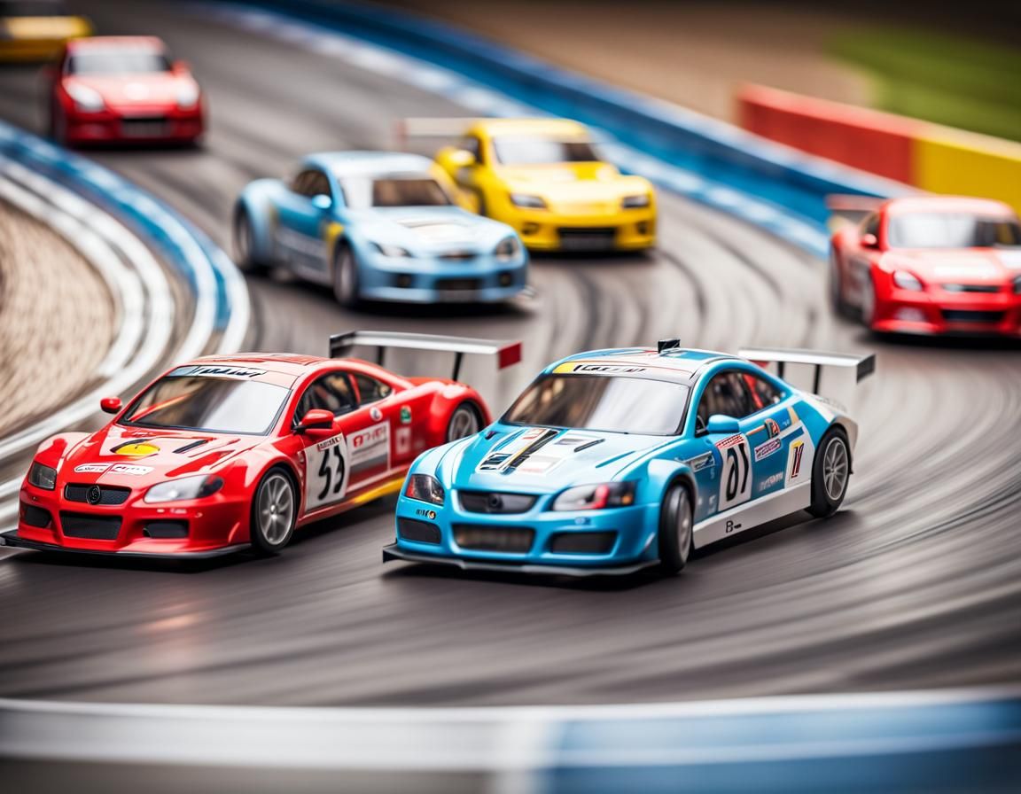 Scalextric Racing Cars: Motion Blur Advertisement