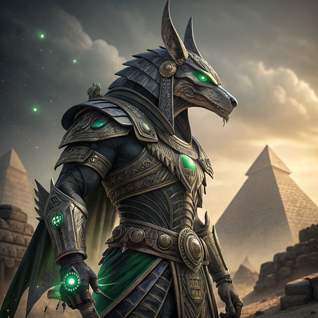 Anubis as Sephiroth with Mithril Armor