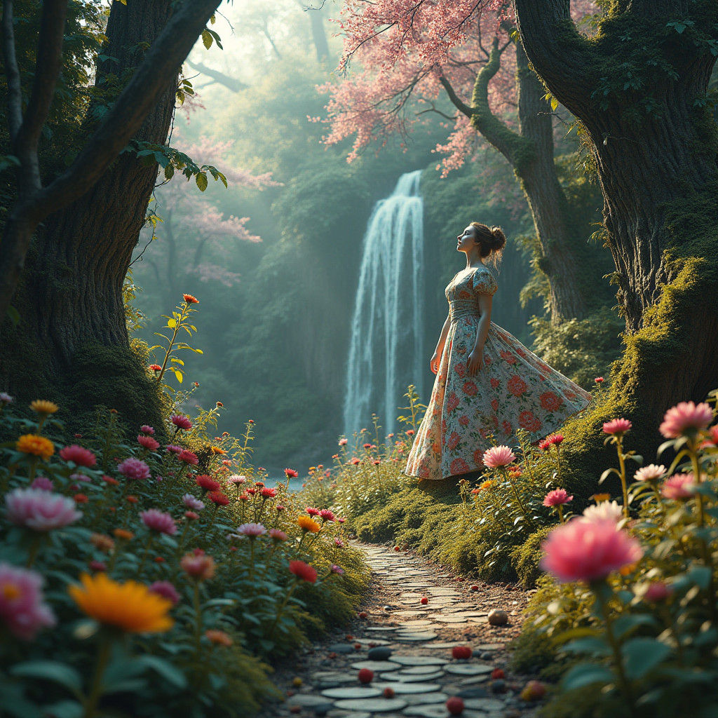 Dystopian Alice in Wonderland: Surreal Fantasy Concept Art