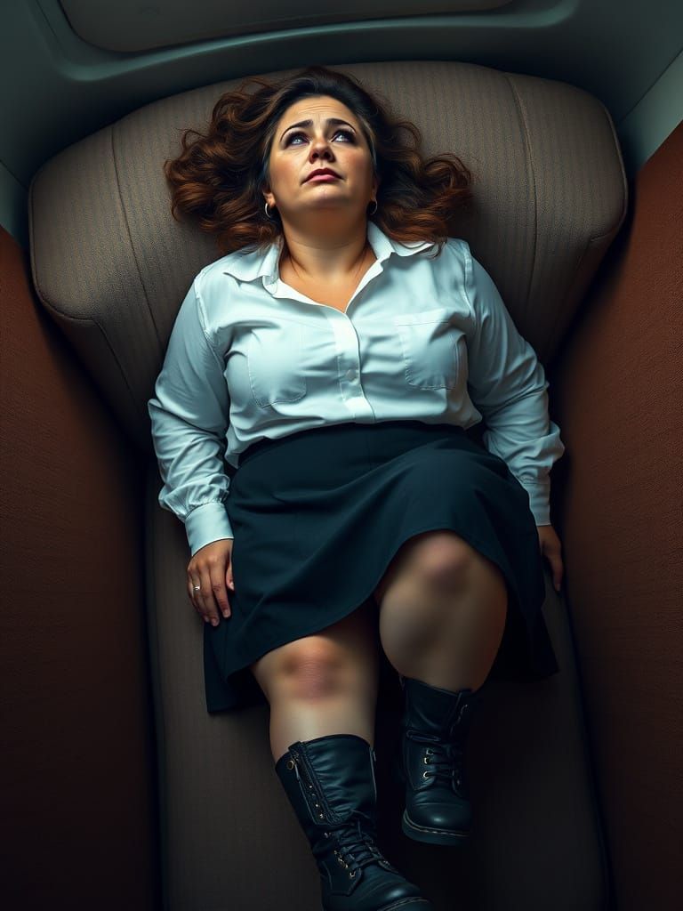 Heartbroken Woman Overcome with Sorrow