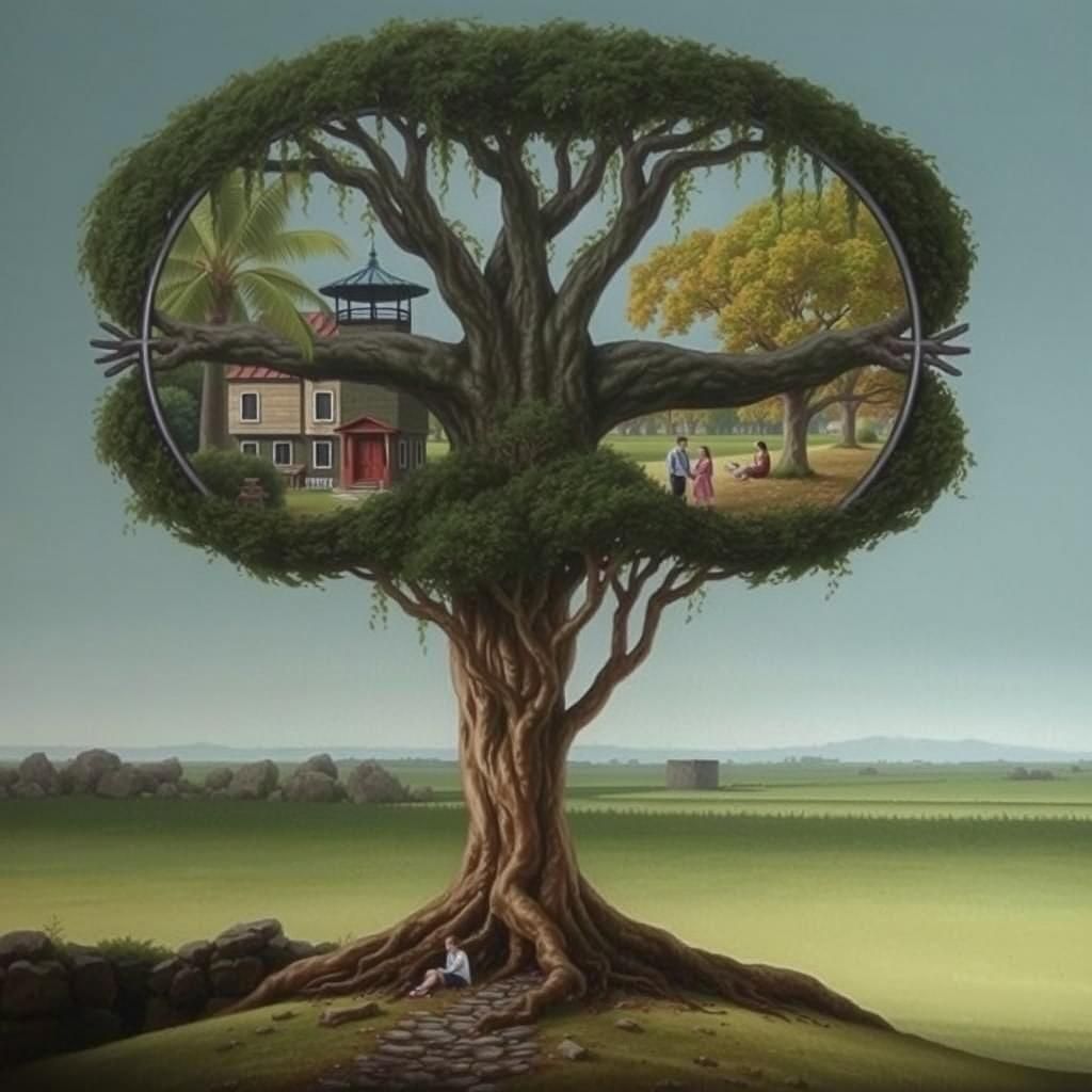 The Tree of Solace: AI Generated