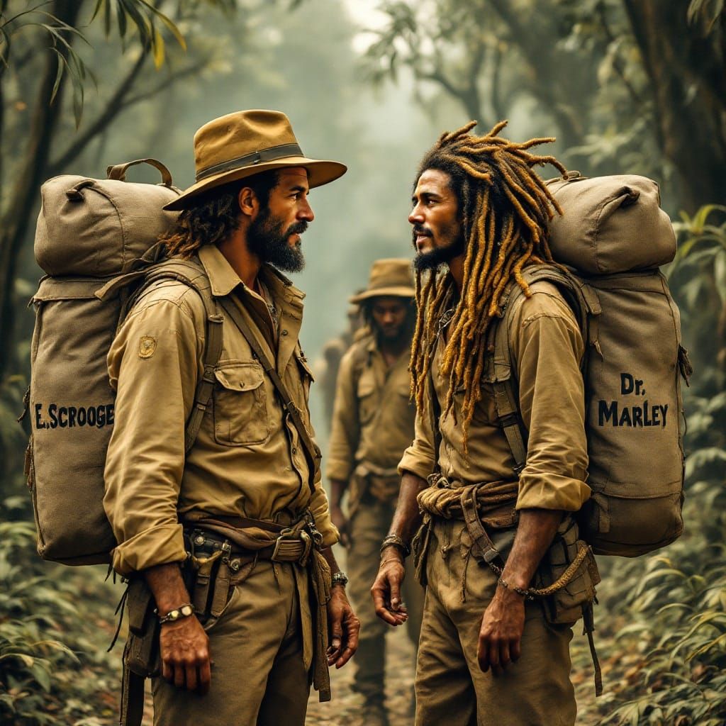 Colonial Explorer Meets Reggae Icon in 19th-Century Jungle