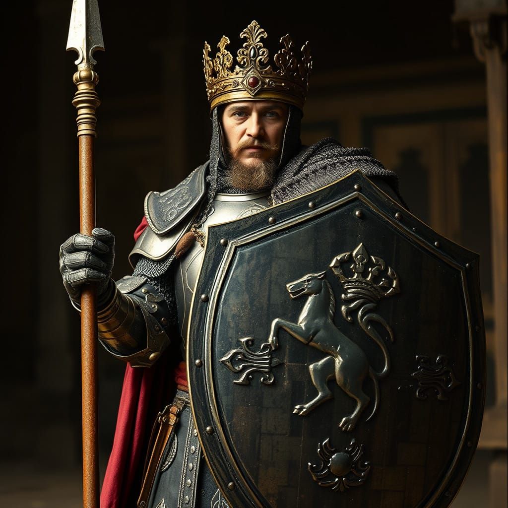 Medieval Warrior in Grandeur