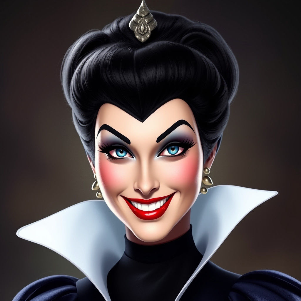 Cosplay Portrait of a Beautiful Evil Queen