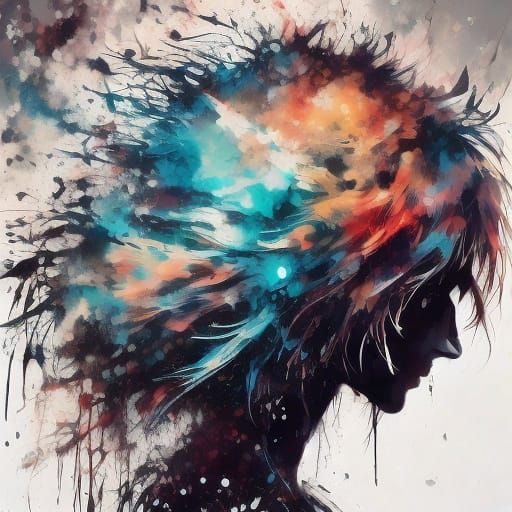 Elsa and Anna: Wind, Ice, and Fire Digital Art