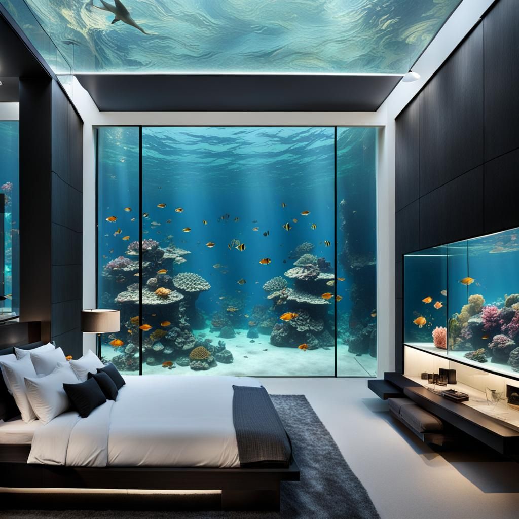 underwater bedroom
