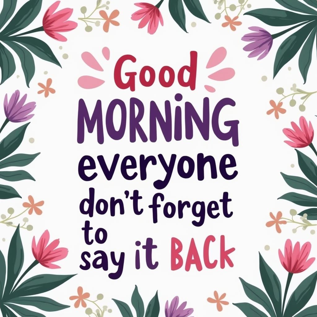 Vibrant Morning Easter Greeting in Cartoonish Style