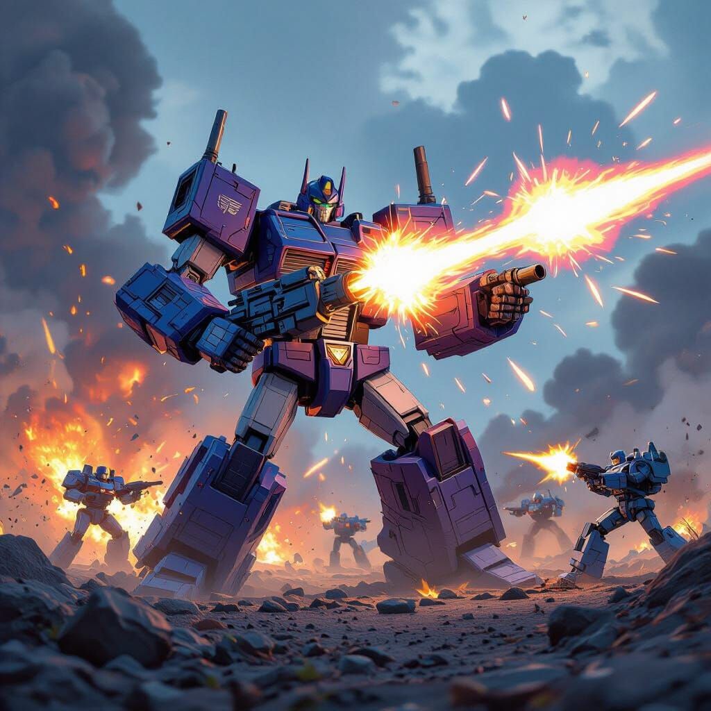 Shockwave Unleashes Energy Blasts on Autobots in G1 Cartoon ...
