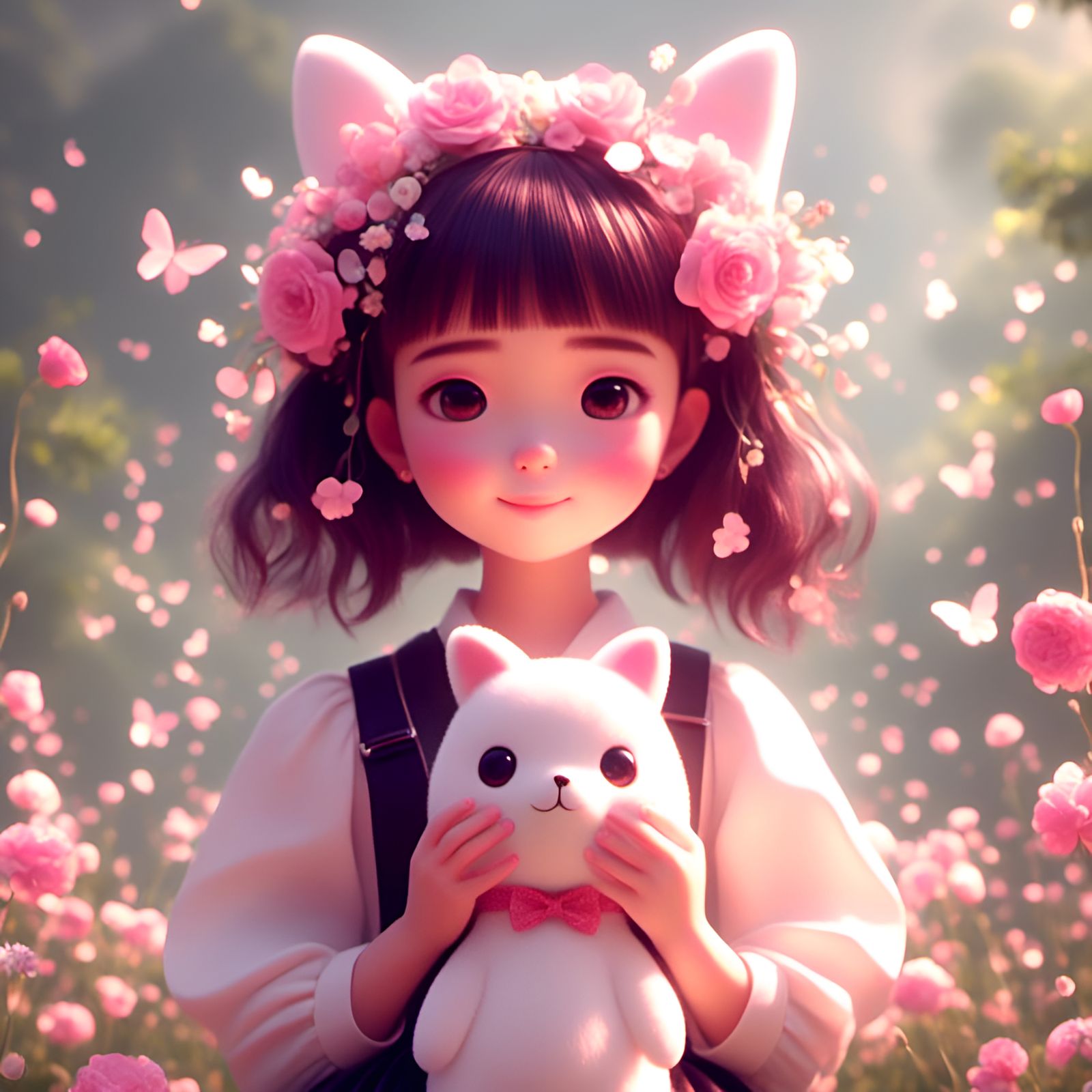 Adorable Pet Portrait Generated by AI