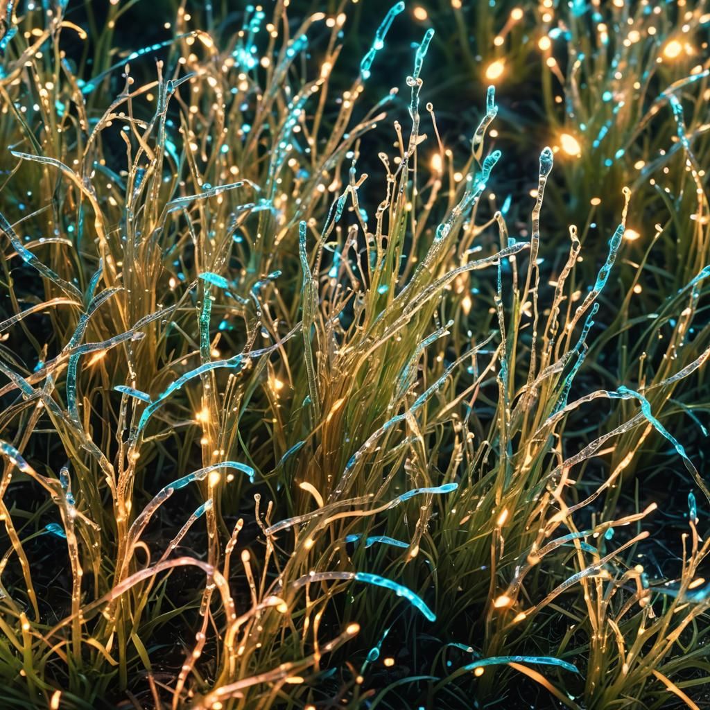 Bioluminescent Bacteria Overrun Front Lawn: Micrograph