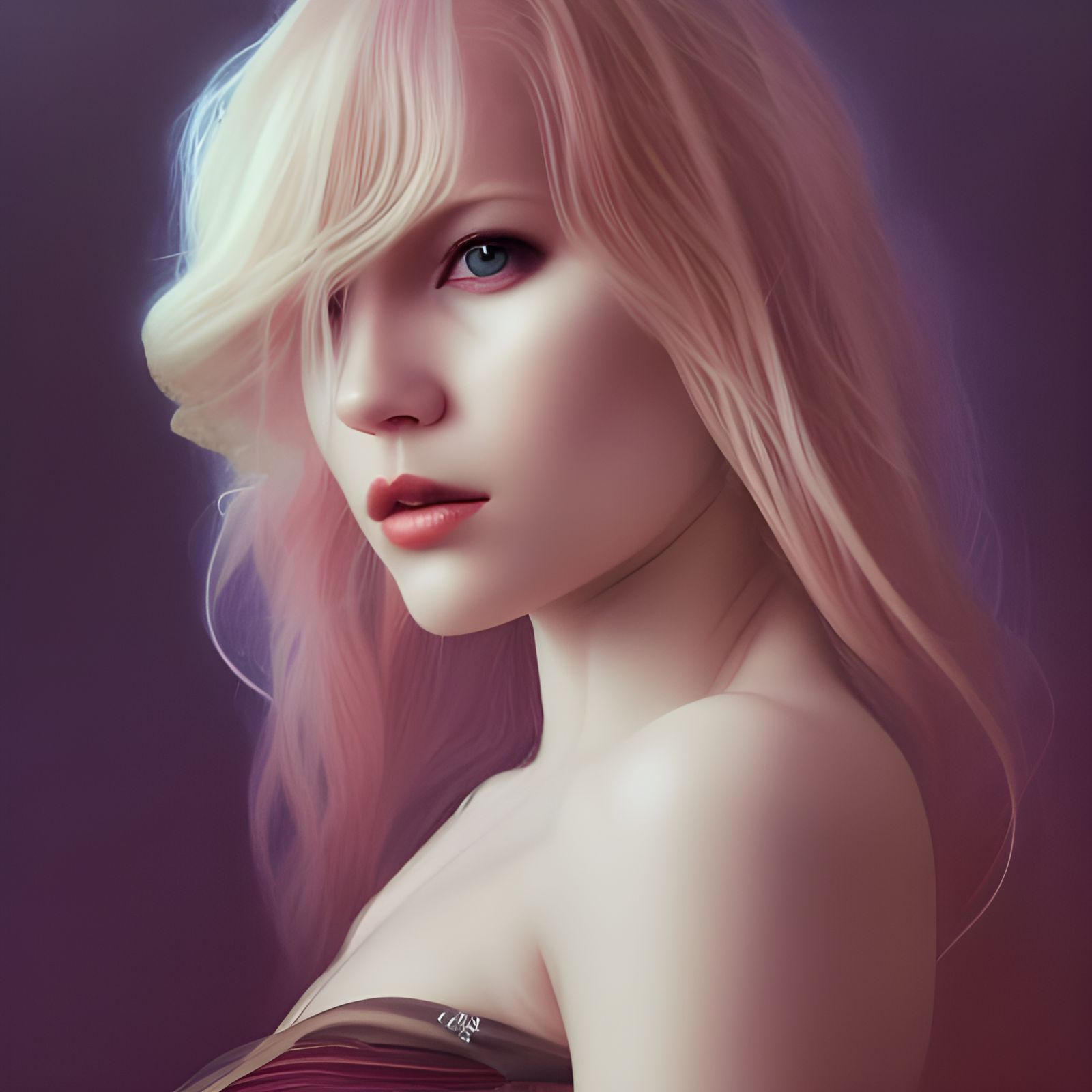 Woman blonde Portrait