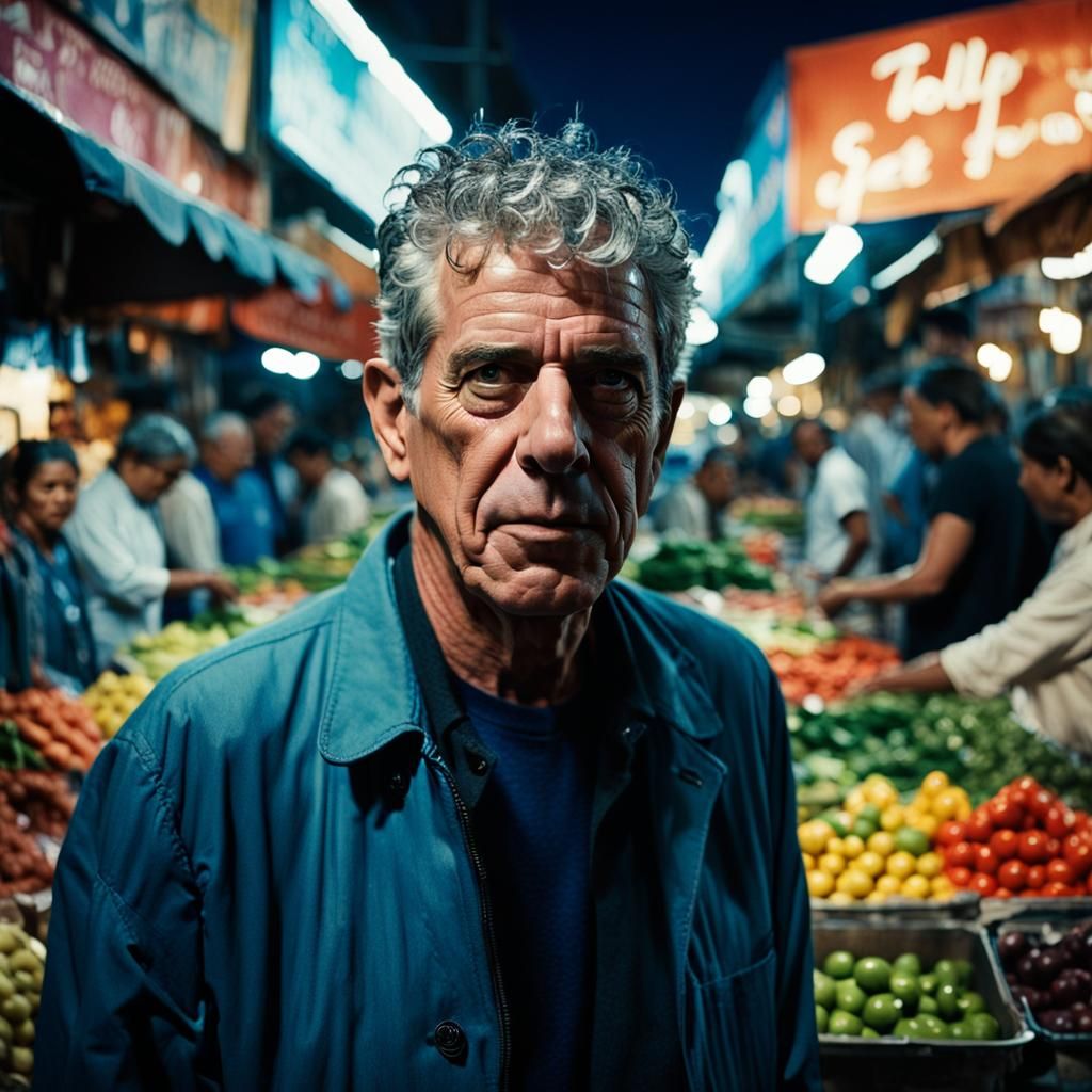 Anthony Bourdain in a Surreal Night Market
