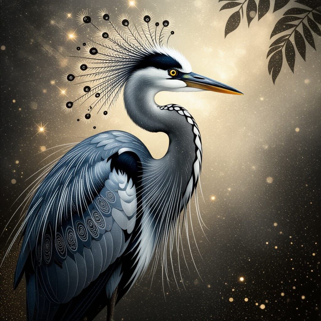 silver heron