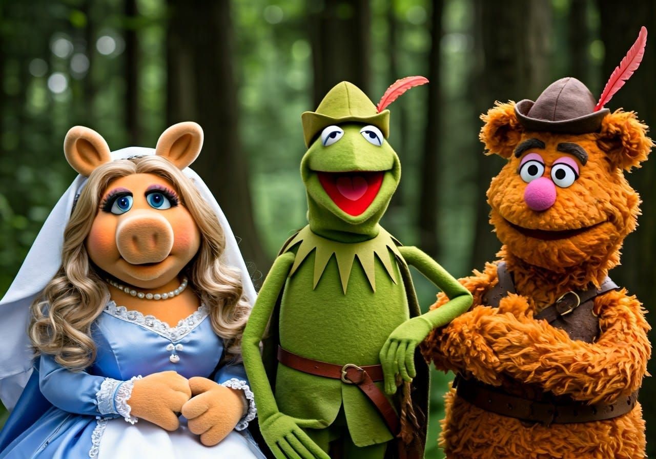 Muppets in Medieval Sherwood Forest