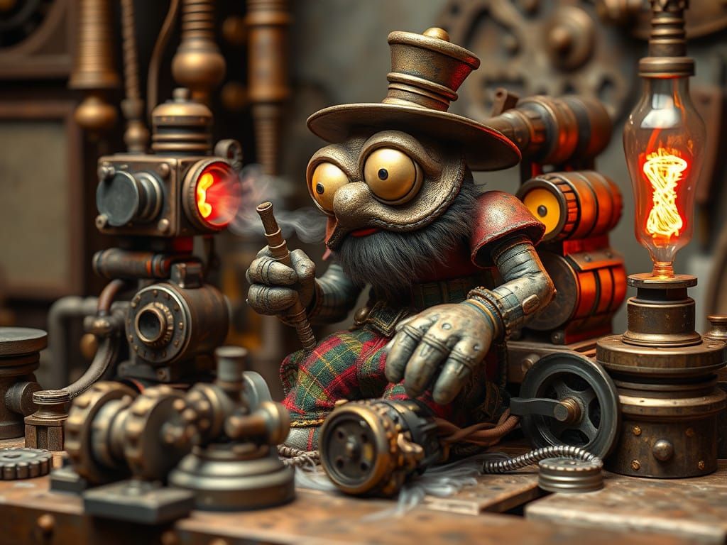 Steamplush Kerfluffle Cybersteamcorepunk Doodads