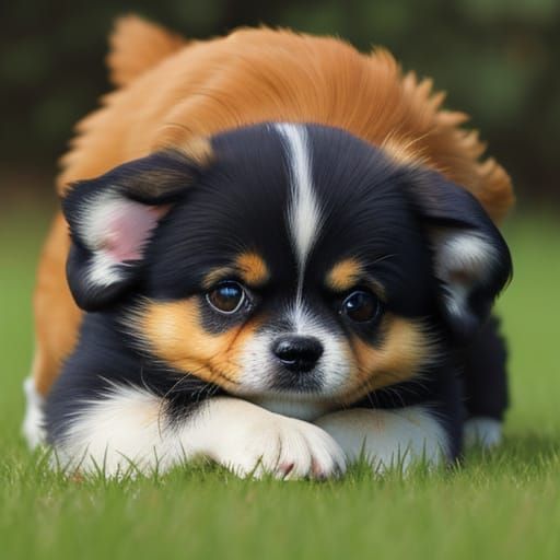 Adorable AI-Generated Dog Image