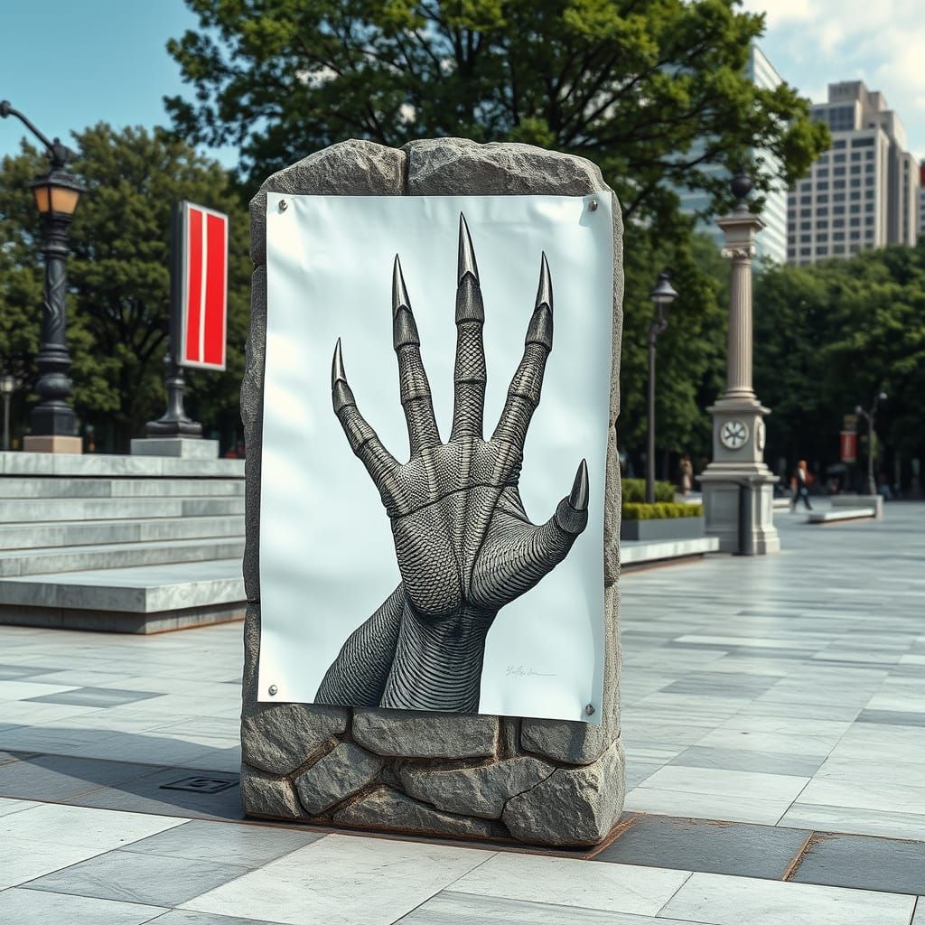 My husband wanted to protest the government ...