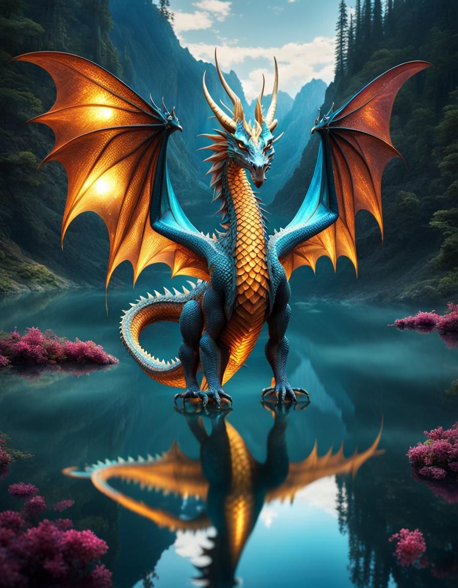 Cosmic Galaxy Dragon