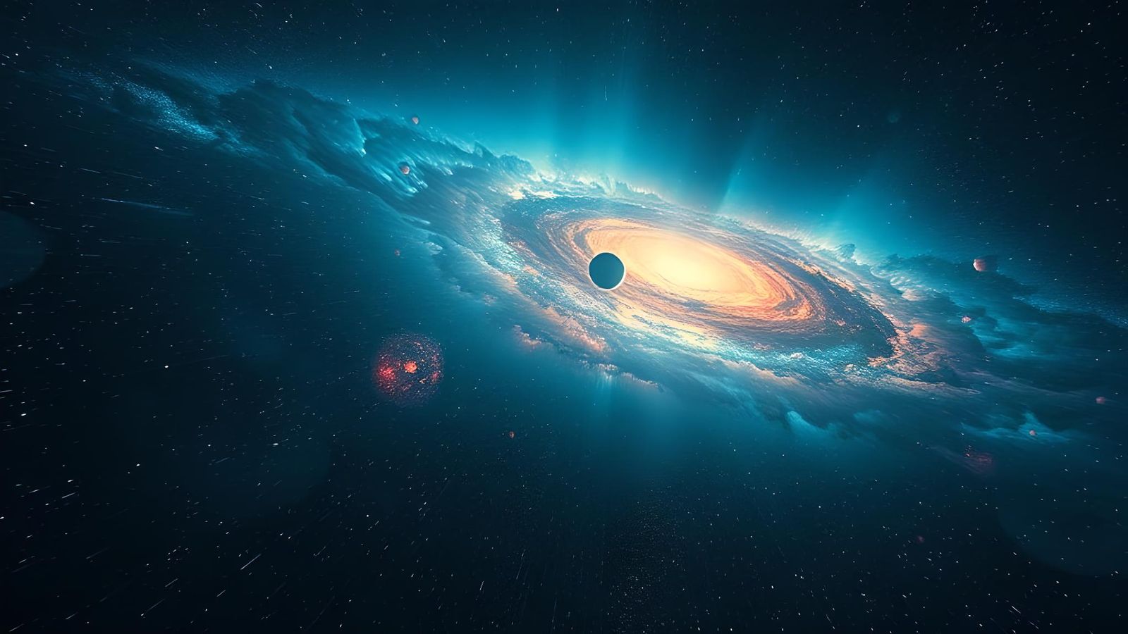 Hyperrealistic Sci-Fi Panorama of Deep Space