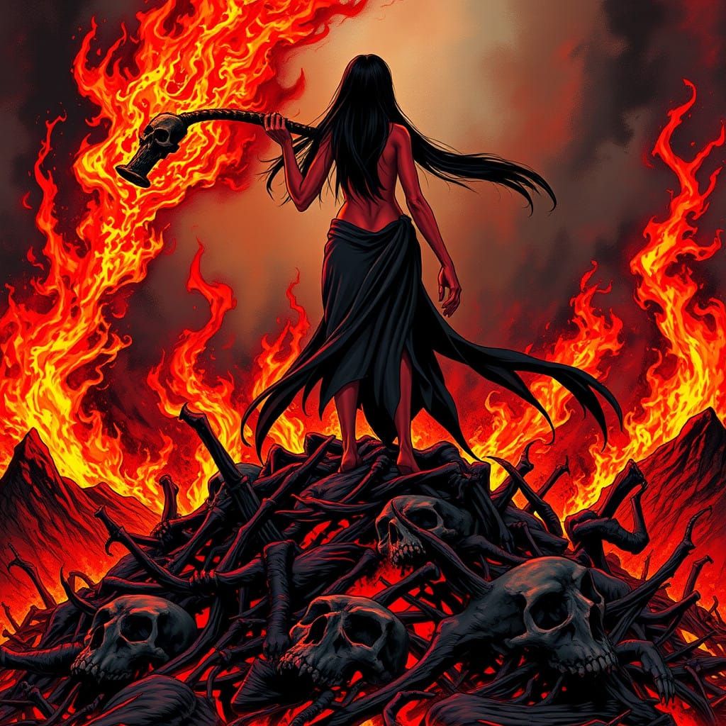 Seductive Goddess of the Crimson Underworld