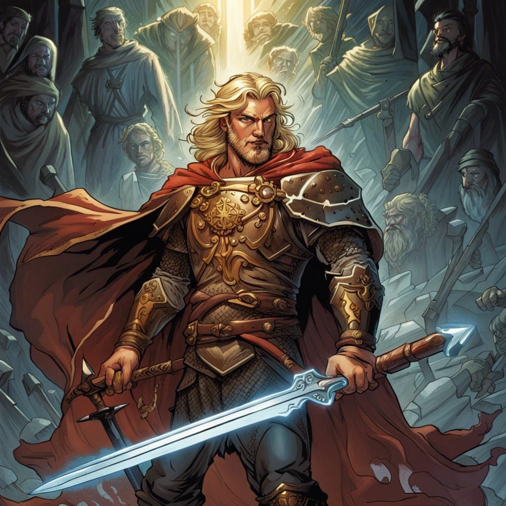 Sir Tristan with the powers of the god Freyr