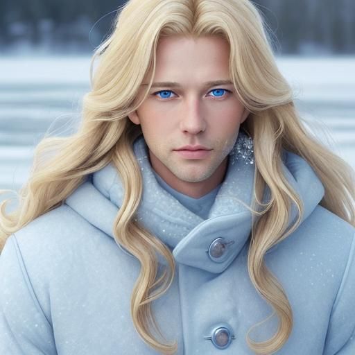 blond hair / blue eyes #187 (frozen blond guy #2)
