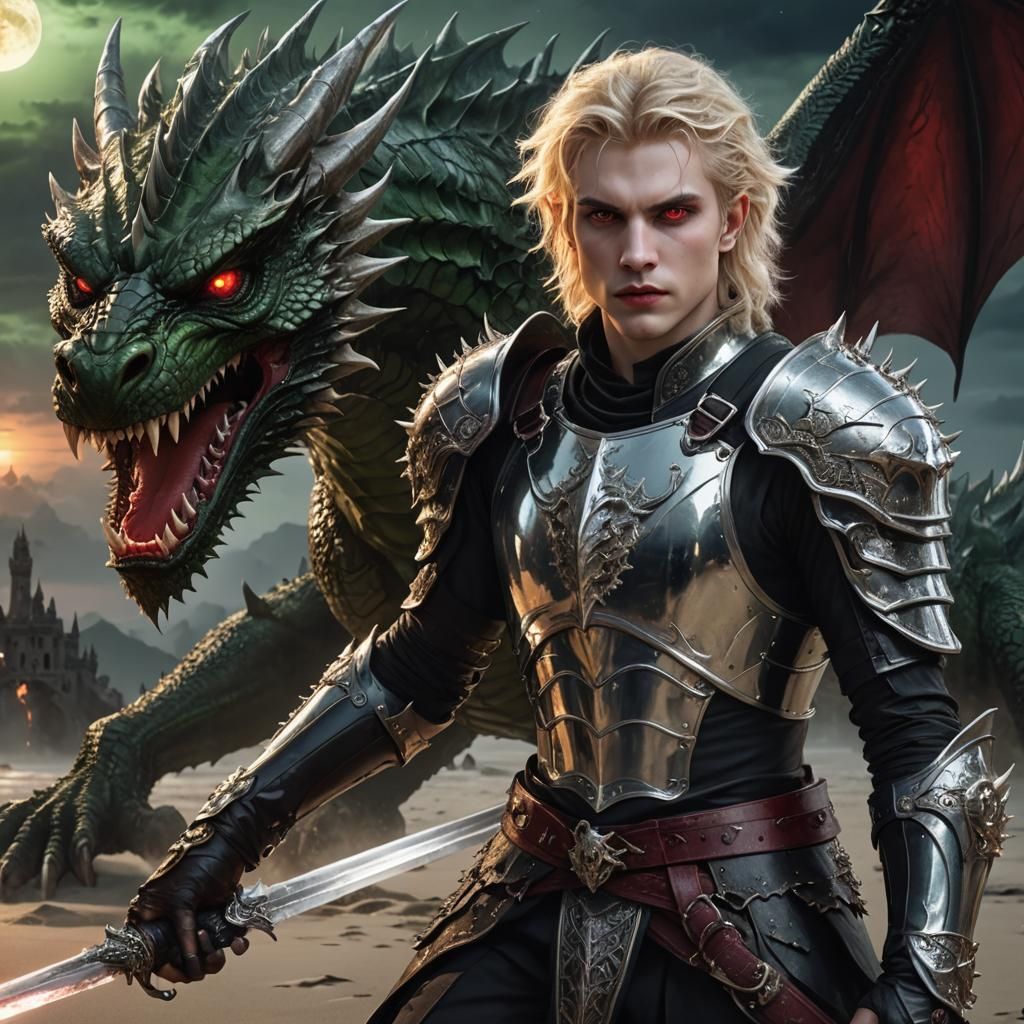 Vampire Knight Rescues Princess from Dragon