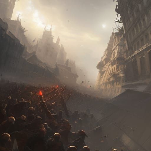 Dynamic Concept Art: Liberté, égalité, fraternité!