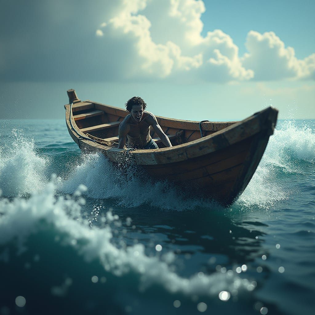 Rough Seas: A Sailor's Desperate Journey