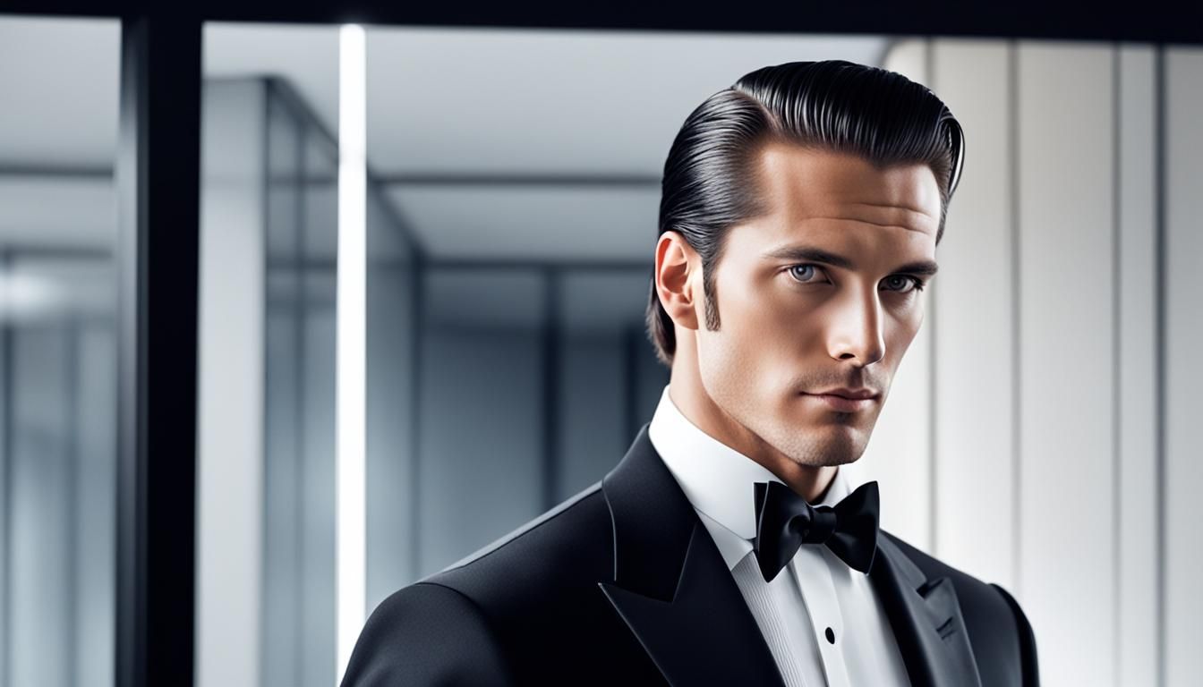 Handsome Businessman in Tuxedo Portrait