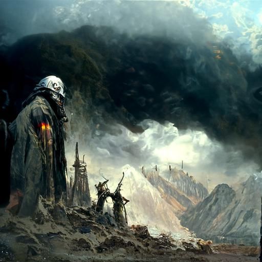 Mordor: A Dark Fantasy Landscape